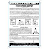 Safety rules sign - Al - Dimensions: 330x470 mm