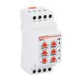 Voltage monitoring realy for three-phase system, without neutral, minimum and maximum AC voltage and asymmetry. Phase loss and incorrect phase sequence, 600VAC 50/60Hz