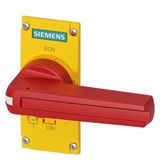 Accessories for 3KC0 SZ 4 Direct operating mechanism yellow/red with cover for 3KC0 SZ4 3