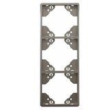 TRIPLE VERTICAL FRAME SILVER