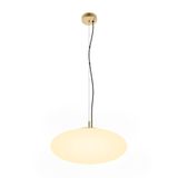 OLYPSO 50, pendant light E27, 1xmax. 40W, gold
