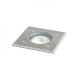 ORBU SQ 10 recessed stainless steel 230V LED GU10 15W IP67