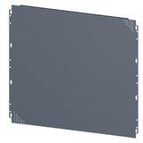 SIVACON, mounting plate, Quick assembly with screws, perforated, H: 800 mm, W: 900 mm, zinc-plated