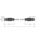 Industrial Ethernet Cable Extension Cable   RSS RSS 841-1M