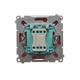 Touch panel 1 module, Modul 1: 1 touch field, Fixing: horizontal, Frozen lava