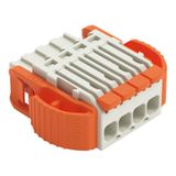 2734-1104/038-000 1-conductor female connector; lever; Push-in CAGE CLAMP®