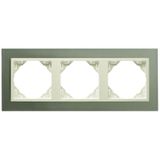 TRIPLE FRAME TITANIUM/PEARL