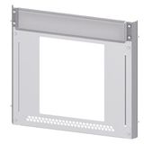 obstacle device compartment 3WA size 2, fixed-mounted, 3-pole, W: 600 mm