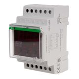 current relay with LED display and passage for current cable, transformers or direct measurement