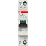 Residual current circuit breaker 1P+N, C Char, 16A, 300ma, 6ka