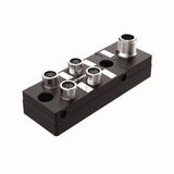 Passive Actuator/Sensor Junction Box, 4 Ports M8 × 1 I/O Port with M12 Male Connector for the Supply Cable   TB-4M8M-3-FS8