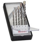 5-piece Robust Line CYL-3 concrete drill bit set 5 - 8 mm