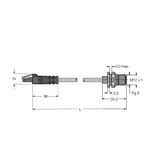 Industrial Ethernet Cable Extension Cable   RJ45S FSSD 841-0.5M