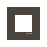 Frame 1-gang - Niessen logo - Anthracite