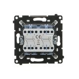 Double frame, Simon 24, IP20/IP44, champagne matt