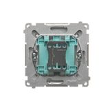 Touch panel 2 modules, Modul 1: 2 horizontal touch fields, Module 2: 2 horizontal touch fields, Fixing: horizontal, Silver mist