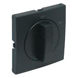 COVER PLATE F/ROTARY SWITCH (ON/OFF) GRAY