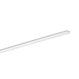 Surface-mount aluminium profile for 2 LED-strips, flaches U-Profil MEDIUM, weiß, Länge 2m