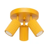 Ceiling lamp KARBON 3P yellow