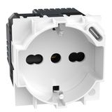 L.NOW - PRESA ITA P40+USB 18W TIPOC BIANCO