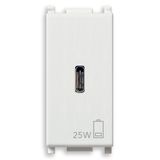 PD C-USB power unit 25W white