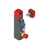 NG series safety switch with lock and integrated control devices, with actuator