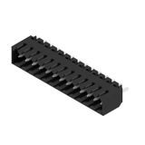 PCB plug-in connector, male header, closed side, THT/THR solder connection, 3.50 mm, Number of poles: 13, 180°, Solder pin length (l): 3.2 mm, tinned, black, Tray