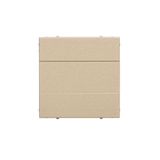 Blind element without metal support (frame installation only), (cover), champagne matt