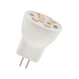 LED MR8 GU4 12V AC/DC 1.2W 3000K 30D