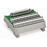 Interface module with solder pin Female connector