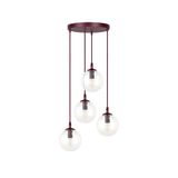COSMO 4PREM BURGUNDY TRANSPARENT