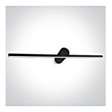 38114N/B/V BLACK BATHROOM / WALL LIGHT 14W CCTV IP44 230V