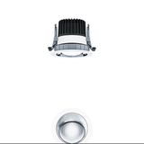 P-INF R100WW 1300-930 LDO AL WH - LED ceiling-recessed luminaire
