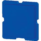 06TQ18 Button plate, 18 x 18 mm, blue