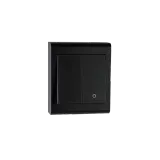 SWITCH SURFACE MOUNTED 2+1 BLACK 6-PACK