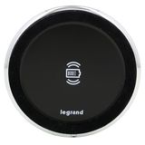 WIRELESS POWER CHARGER 15W BLACK DIAM 80