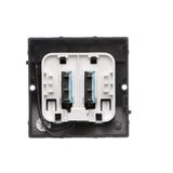 Single socket outlet with earthing for IP44 version with frame seal, with shutters, Push In system, (module), Simon 24, IP44, 16A, white, Flap color: Same as a cover