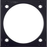 Integro Flow, Surface-Mounted Spacer Ring Black Glossy