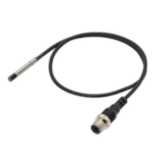 Proximity sensor, inductive, Dia 4mm, Non-Shielded, 3mm, DC, 3-wire, Pig-Tail, NPN NC E2E 8117F