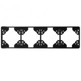 FOUR-GANG HORIZONTAL FRAME MATTE BLACK