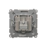 Intermediate switch, (module), 16AX, Screw, cream white/electro white