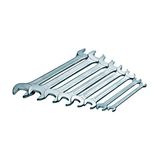 Double open-ended spanner set, 8-piece