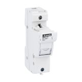 Fuse holder UL recognized and CSA certified, for 14X51mm fuses. 50A rated current at 690VAC, 1P. Without status indicator. 1 module