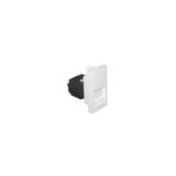 MOD W/1 RJ45 CAT6 UTP CONNECTOR-1MOD MATTE BK