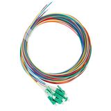 FO Pigtail LC/APC, 9/125æm OS2, 2.0m, Easy Strip, 8pcs