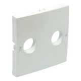 COVER PLATE FOR R - TV SOCKETS ICE