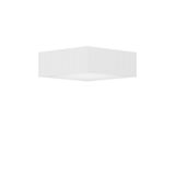 Shade L 700 B 700 H 250, Fabric Chintz colour: white
