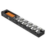 Sensor-actuator passive distributor, M8, LED: Yes, Number of poles: 3, Number of contact sockets: 10