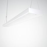 Suspended luminaires Opendo H Lens White ETDD 49W 5700lm Emergency light Wide reduced glare UGR19 (W19) IK03 3 SDCM