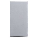 Two gang wall mounting housing, silver